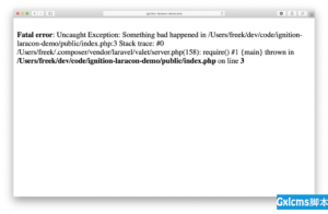 详细介绍有关Laravel Ignition的一切-爱站